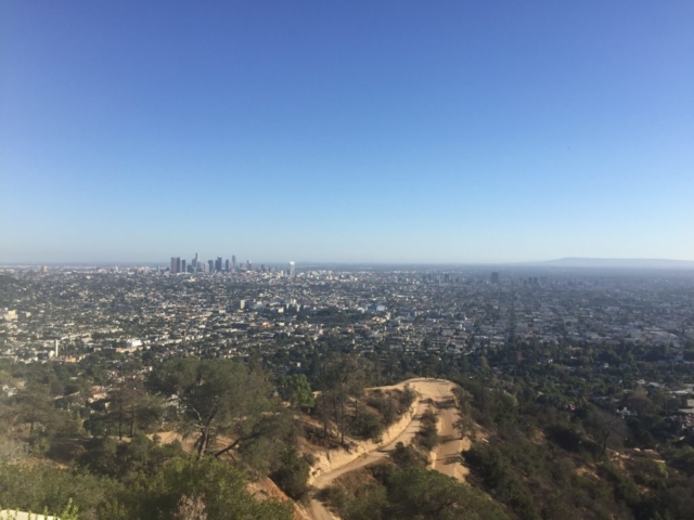 Výhled na Los Angeles