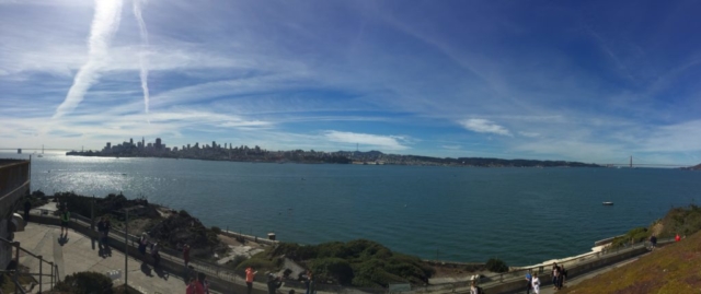 Výhled z Alcatrazu